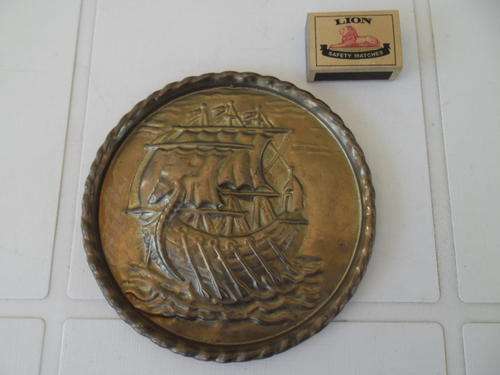 brass hanging plague