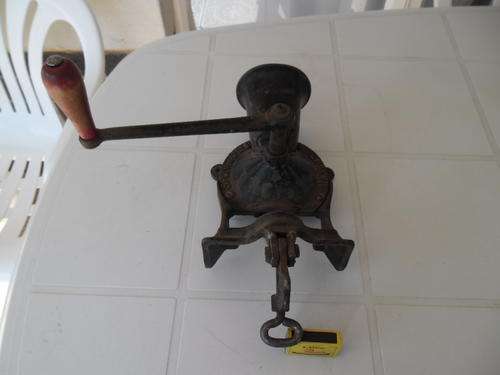 old no. 3 cast iron coffee grinder made in England