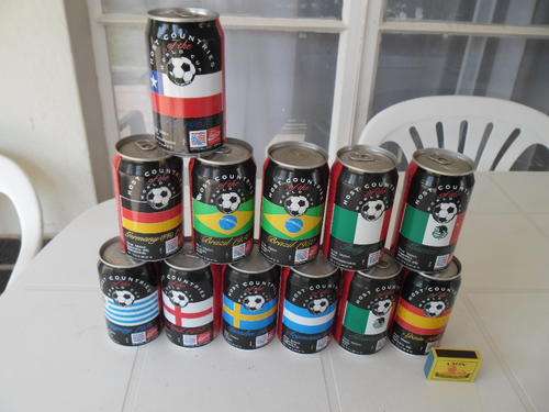 12 coca cola 340ml host countries of the world sealed