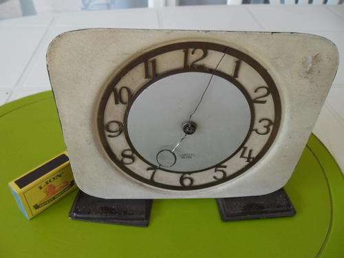 art decco old smiths sectric clock not working need tlc