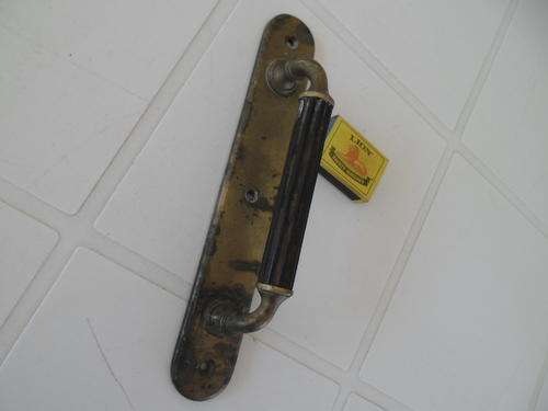 vintage large brass handle size is 250mm long