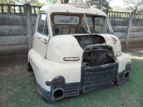 stunning very old Bedford metal cab for decor scale 1:1 size is about 2000mm wide