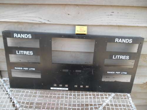 petrol pump front metal cover only size is 660mm 310mm