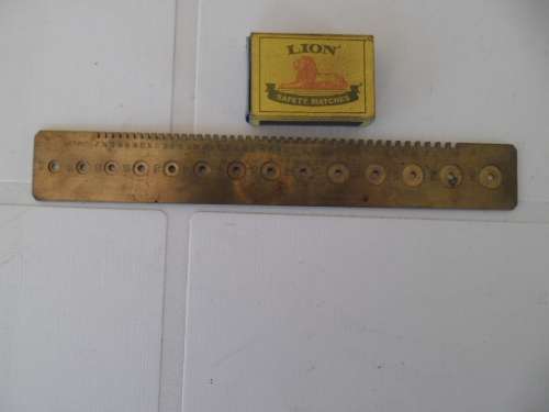 Watchmaker brass gauge tool size s 205mm long ordinary postage is R50
