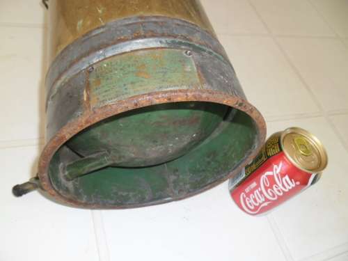 Very rare brass & metal multispray grand central airport can size 520mm high see is what you get