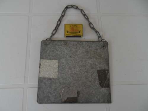 Used small lock out sign size is 190mm wide postage is R50