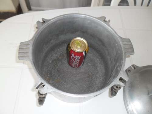 Very old pressure cooker size is 300mm wide postage is R75