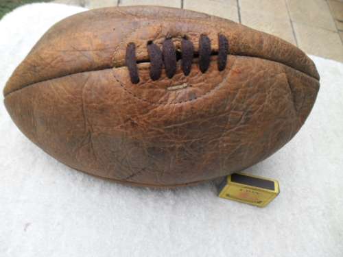 Rare old winner leather ruby ball size is 285mm long postage is R60