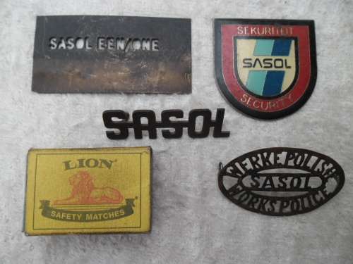 4 - old Sasol badges