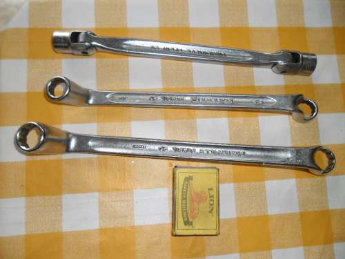 3 - highly collectable used Stahlwille spanners postage is R60