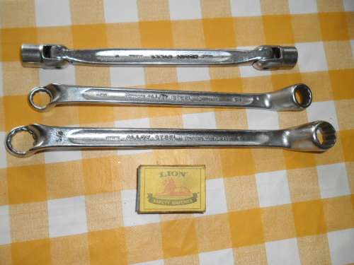 3 - highly collectable used Stahlwille spanners postage is R60