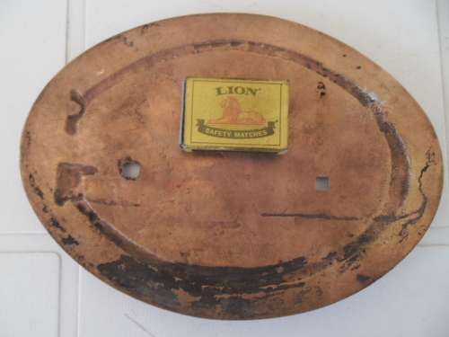 Rare Gloucester railway carriage builders brass plate 218mm wide postage R70