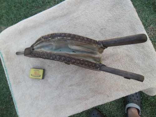Used vintage wooden bellows working size is 460mm long