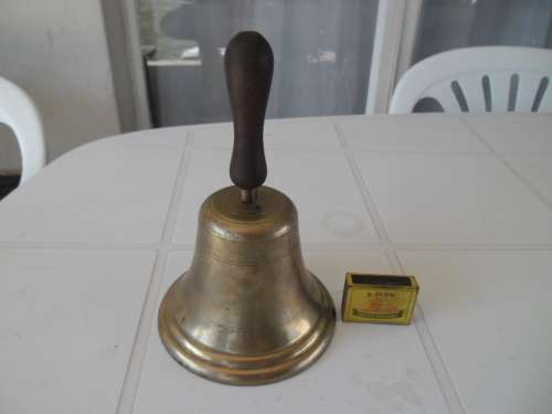 brass bell size is 210mm high including handel postnet postage is R120