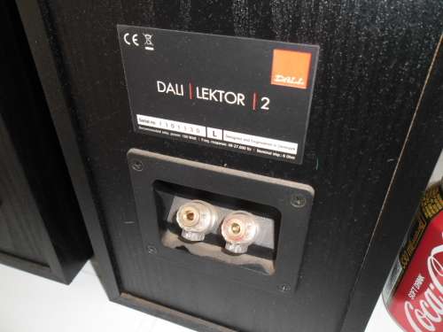 2 - (pair) Dali Lektor 2 bookself speakers very good condition postage is R100