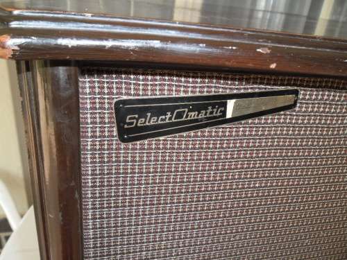 1950's Rare collectable heavy wood radio/hi-fi speaker not tested size is 610mm high