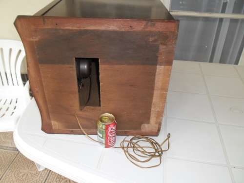 1950's Rare collectable heavy wood radio/hi-fi speaker not tested size is 610mm high