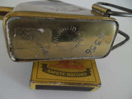 Very rare small UT  G Barthel made in Germany benzine brass container