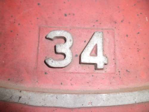 A pair of SAR original aluminum loco train plates English on top & Afrikaans on top size 530mm wide