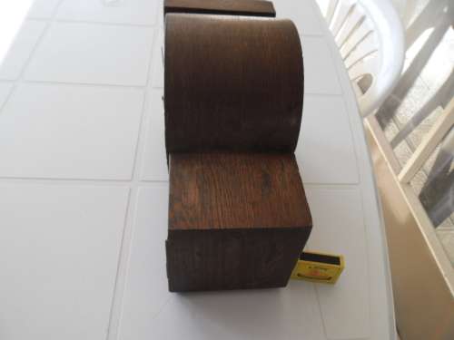 Old art deco style mantel clock with 1935 small plate not working ordinary postage is R80