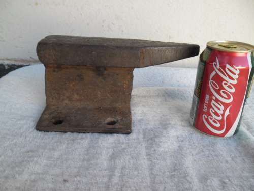 Small old handmade anvil size is 210mm long ordinary postage is R80