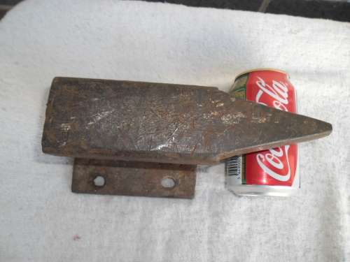 Small old handmade anvil size is 210mm long ordinary postage is R80