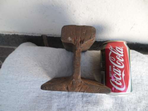 Small old handmade anvil size is 210mm long ordinary postage is R80