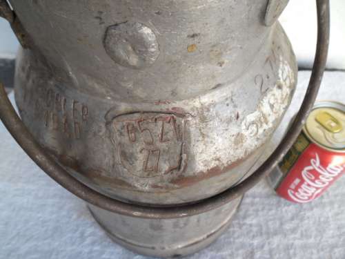 300mm high milk metal can see condition see Warmbad stamped ordinary postage is R90