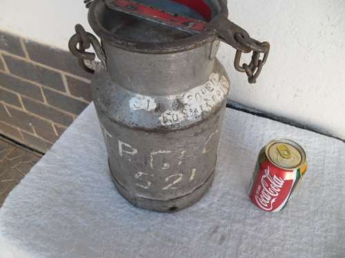 300mm high milk metal can see condition see Warmbad stamped ordinary postage is R90