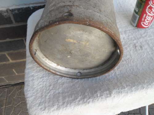 300mm high milk metal can see condition see Warmbad stamped ordinary postage is R90