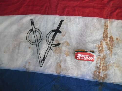 Rare old very large 1200mm x 1800mm flag in very bad condition