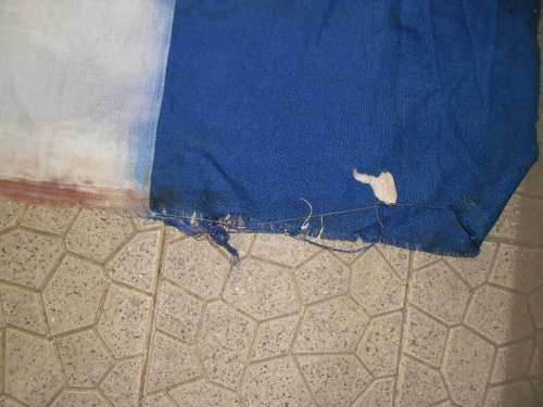Rare old very large 1200mm x 1800mm flag in very bad condition