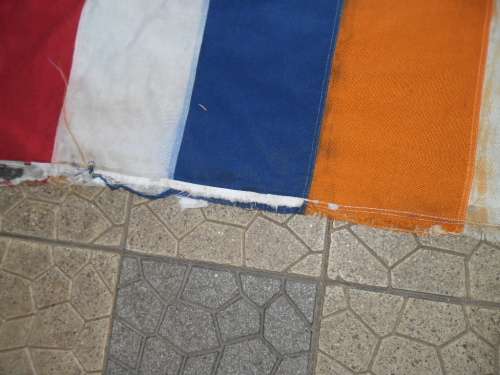 Rare old very large 1200mm x 1800mm Free State flag in very bad condition