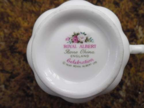 6 trio's Royal Albert Bone China England Celebration excellent condition Postnet postage R160