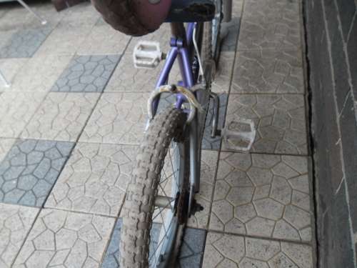 Used small Peerless bicycle and 16" BMX Raleigh bicycle price for both collection only