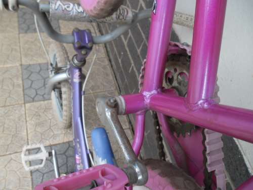 Used small Peerless bicycle and 16" BMX Raleigh bicycle price for both collection only
