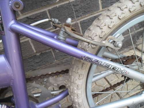 Used small Peerless bicycle and 16" BMX Raleigh bicycle price for both collection only