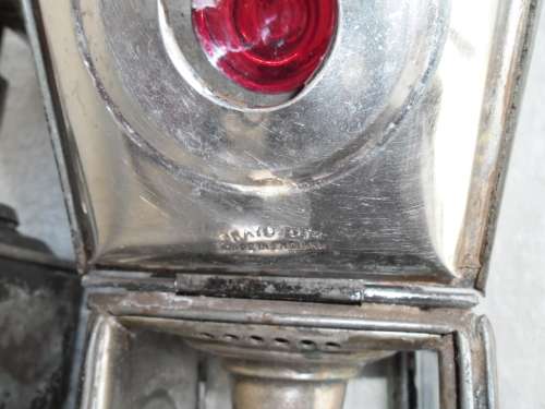 Very rare a pair original horse draw carriage lamps made in England see condition