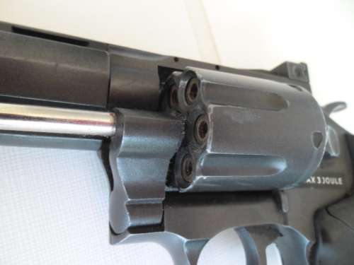 very large ASD Dan Wesson 8" barrel revolver .177cal (4,5 mm) CO2 gas air gun