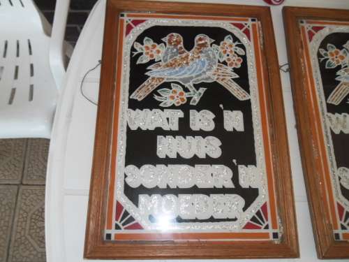 WAT IS "N HUIS SONDER 'N VADER/MOEDER AFRIKANA size 350mm x 500mm each