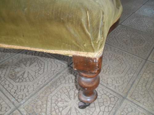 Old regency/Victorian style chair on casters need totally restoration bad condition collection only
