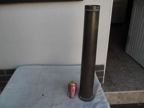 76/62mm x 635mm high brass shell see condition postnet postage is R130