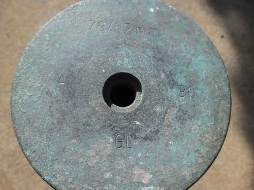 76/62mm x 635mm high brass shell see condition postnet postage is R130