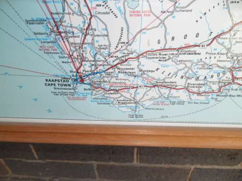 very large Africa map size is 1580mm x 1300mm collection only