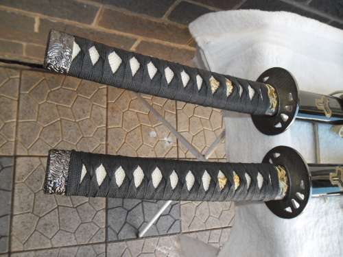 2 - stunning replica 1000mm long swords not easy to find Add R170 to your order for postnet postage