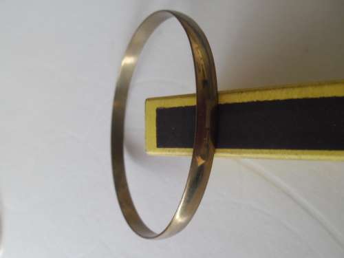 7 -  stamped 9ct gold bangels please read description below