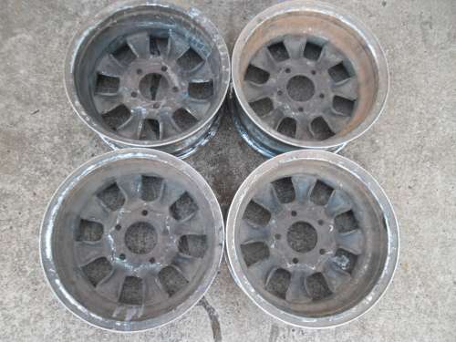 4 - 14` Cyclone wheels 5 holes 119mm PCD stamped 6J - 14 collection only in Vereeniging Gauteng