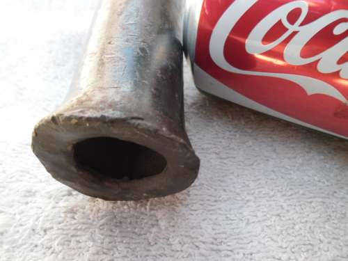 Rare very heavy large steel wedge hammer and pipe add to your order R170 for Postnet postage