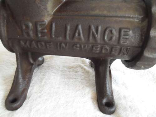 very heavy Husovarna 22 Reliance Sweden mincer for decor