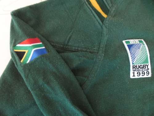 L - 1999 rugby SA word cup thick wool SA airways crew juysey